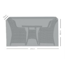 Norfolk & Co Bistro Set Garden Furniture Cover