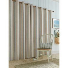 Laura Ashley Sage Wickham Stripe Curtains