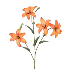 Floralsilk Tiger Lily Spray Orange