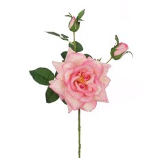 Floralsilk Reflex Petal Rose Spray Pink