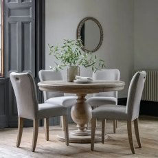 Gallery Direct Vancouver 1.2m Round Extending Dining Table Gallery Direct Vancouver 1.2m Round Extending Dining Table