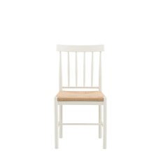 Gallery Direct Eton Woven Dining Chair Pair in White Gallery Direct Eton Woven Dining Chair Pair in White