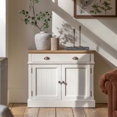 Gallery Direct Eton 2 Door Sideboard in White Gallery Direct Eton 2 Door Sideboard in White