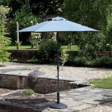 Riviera Deluxe Crank Parasol in Grey