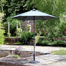 Riviera Deluxe Crank Parasol in Grey