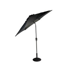 Riviera Deluxe 2.5m Crank & Tilt Parasol in Grey