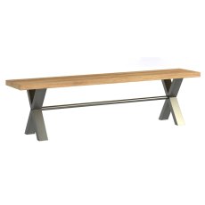 Fusion Oak 180cm Wooden Dining Bench Fusion Oak 180cm Wooden Dining Bench