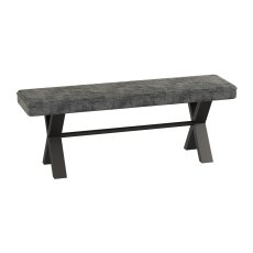 Fusion Oak 180cm Upholstered Dining Bench in Graphite Fusion Oak 180cm Upholstered Dining Bench in Graphite