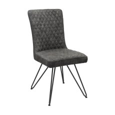 Fusion Oak Dining Chair Pair in Graphite Fusion Oak Dining Chair Pair in Graphite