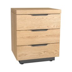 Fusion Oak 2 Drawer Bedside Table Fusion Oak 2 Drawer Bedside Table