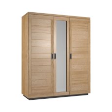 Fusion Oak Triple Wardrobe