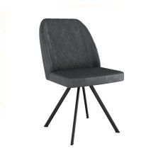 Franklin Swivel Dining Chair in Graphite Franklin Swivel Dining Chair in Graphite