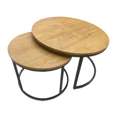 Trend Round Nest of Coffee Tables