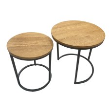 Trend Round Nest of Lamp Tables