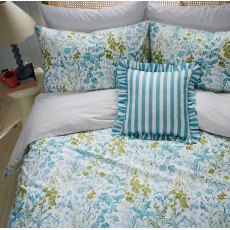 Helena Springfield Foxglove Print Aqua Duvet Cover Set