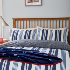 Helena Springfield Huntington Stripe Blue Duvet Cover Set Helena Springfield Huntington Stripe Blue Duvet Cover Set