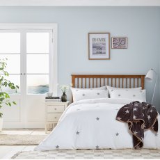 Helena Springfield Tufted Star Silver Duvet Cover Set