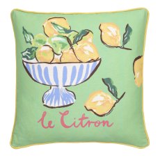 Fusion Lemon Fruit Bowl Outdoor Cushion Multi
