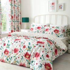 D&D Abstract Poppy Duvet Cover Set