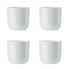 Mikasa Chalk 4 Piece Porcelain Egg Cups Mikasa Chalk 4 Piece Porcelain Egg Cups
