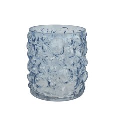 Kaemingk Sky Blue Bubbled Vase