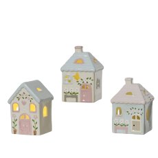 Kaemingk Patterned Cottage Tea Light Holder