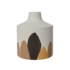 Kaemingk Painted Stoneware Vase Kaemingk Painted Stoneware Vase