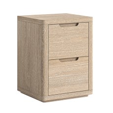 Portobello 2 Drawer Bedside Table
