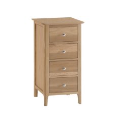 Coastal 4 Drawer Narrow Chest
