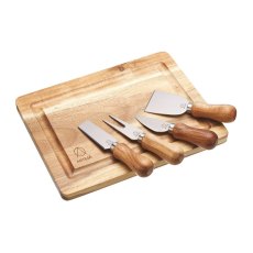 Artesa Cheese Board Serving Set Acacia Wood