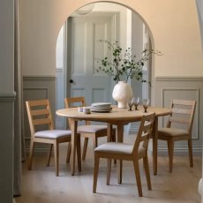 Gallery Direct Malvern Round Dining Table & 4 Chairs