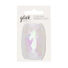 Glick Iridescent White Curling Ribbon Glick Iridescent White Curling Ribbon