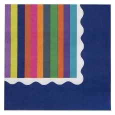 Glick Vibe Stripe Paper Napkins 20pk Glick Vibe Stripe Paper Napkins 20pk