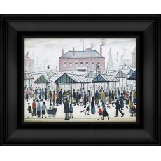 Artko Market Scene Northern Town Framed Print