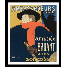 Artko Ambassadeurs Artiste Bruant A22 Framed Print Artko Ambassadeurs Artiste Bruant A22 Framed Print