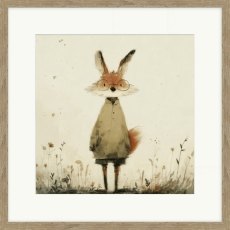 Artko Stick Leg Fox Framed Print