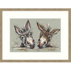 Artko Nosey Fellows Framed Print Artko Nosey Fellows Framed Print