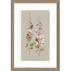 Artko Hollyhocks Framed Print