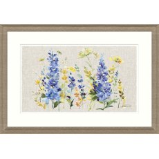 Artko Delphinium Fields Framed Print