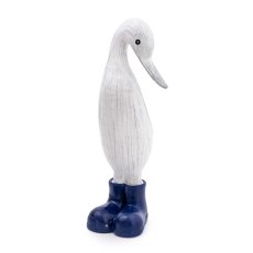 Candlelight Duck with Navy Wellies