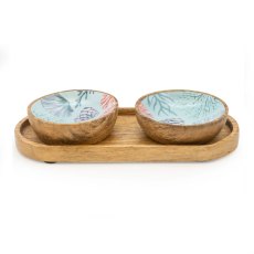 Candlelight Coastal Shores Set of 2 Dipping Bowls