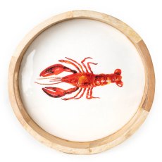 Candlelight Coastal Shores 30cm Round Lobster Tray
