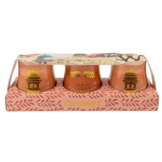 Candlelight The Silk Road Jhangye Set of 3 Candles