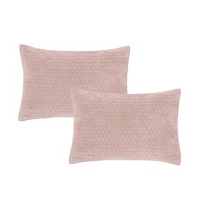 Bianca Attica Velvet Pink Pillowsham Pair Bianca Attica Velvet Pink Pillowsham Pair