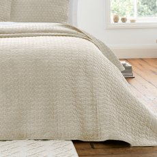 Bianca Attica Velvet Natural Bedspread Bianca Attica Velvet Natural Bedspread