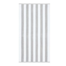 Bianca Reversible Stripe Grey Towels Bianca Reversible Stripe Grey Towels