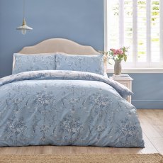 Catherine Lansfield Antoinette Blue Duvet Cover Set Catherine Lansfield Antoinette Blue Duvet Cover Set