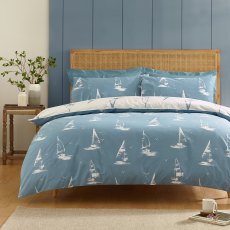 Catherine Lansfield Salcombe Boats Blue Duvet Cover Set Catherine Lansfield Salcombe Boats Blue Duvet Cover Set