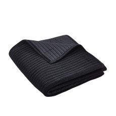 Catherine Lansfield Velvet Pinsonic Black Bedspread Catherine Lansfield Velvet Pinsonic Black Bedspread