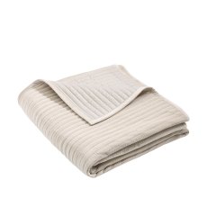 Catherine Lansfield Velvet Pinsonic Natural Bedspread Catherine Lansfield Velvet Pinsonic Natural Bedspread